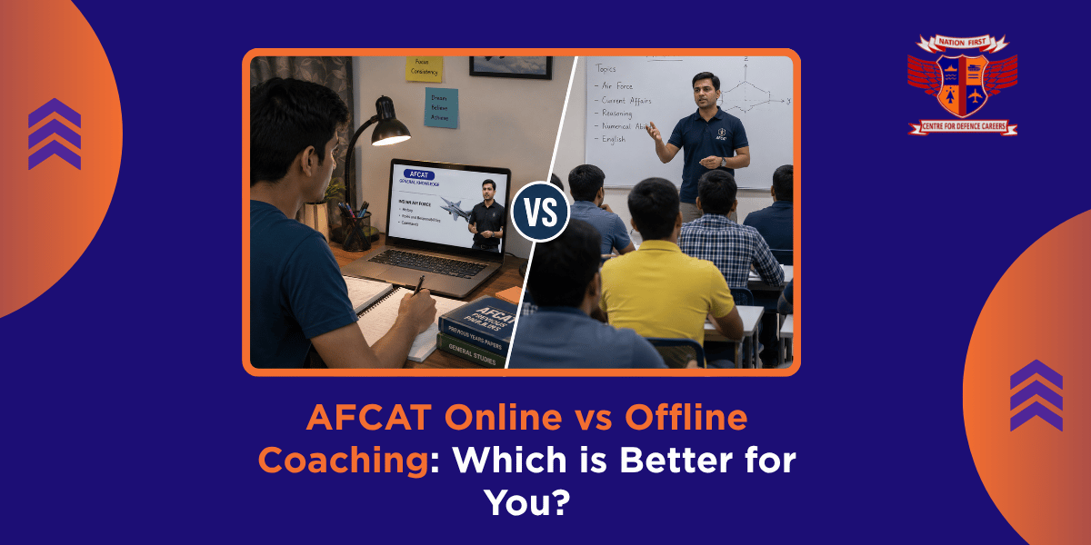 AFCAT online coaching classes vs Offline Coaching Which is Better for You