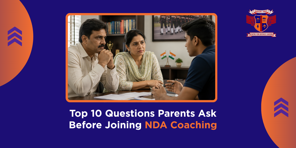 Top 10 Questions Parents Ask Before Joining NDA Coaching