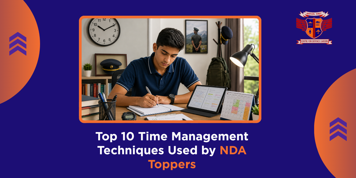 Top 10 Time Management Techniques Used by NDA Toppers
